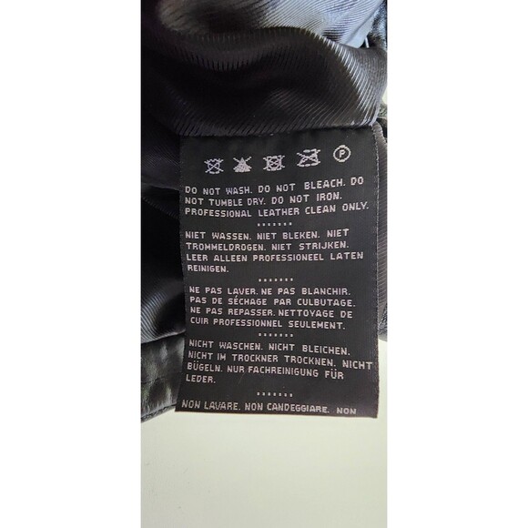 Harley Davidson Jacket Womens Medium Black Leather Zippers Pockets Studded New - Picture 15 of 16